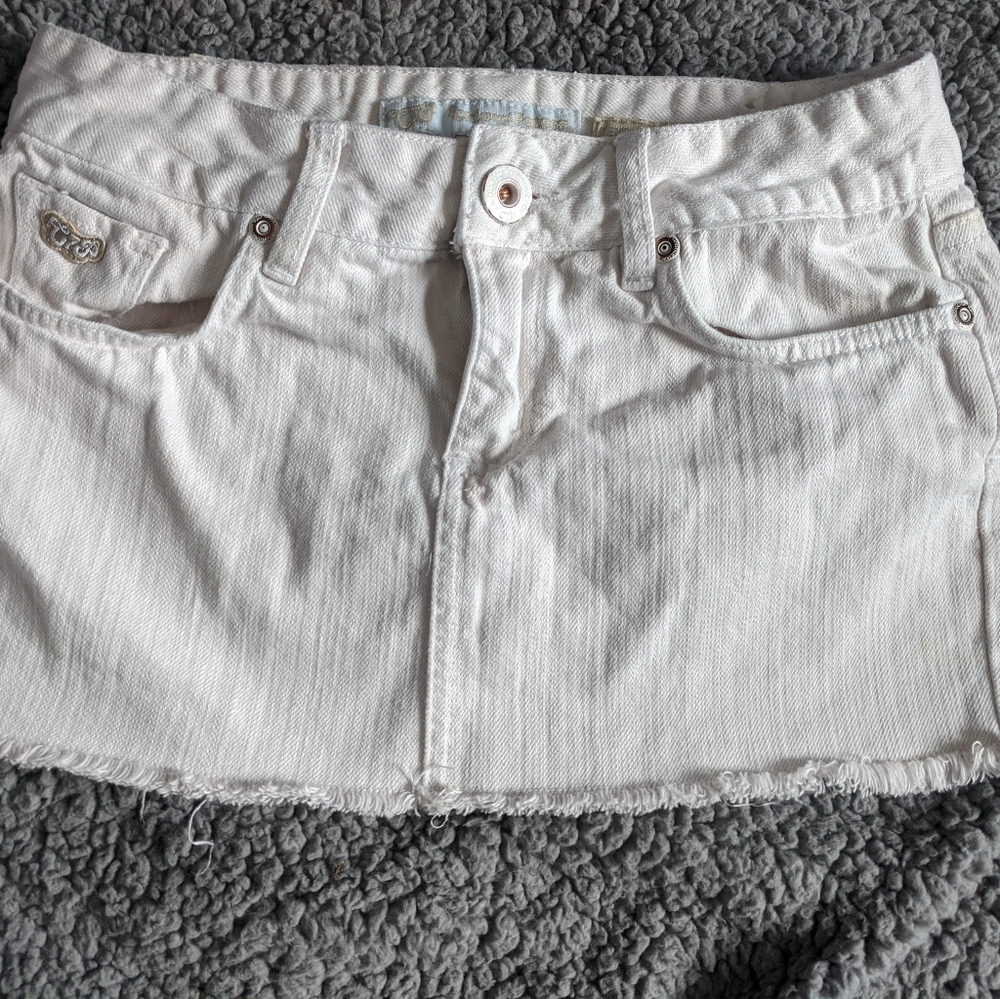 White Denim mini